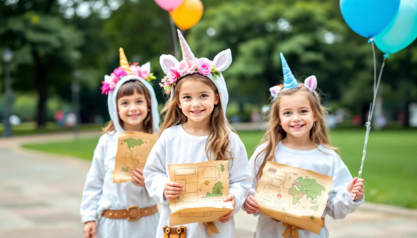 Comment organiser une aventure de chasse au trésor à thème licorne pour enfants ?